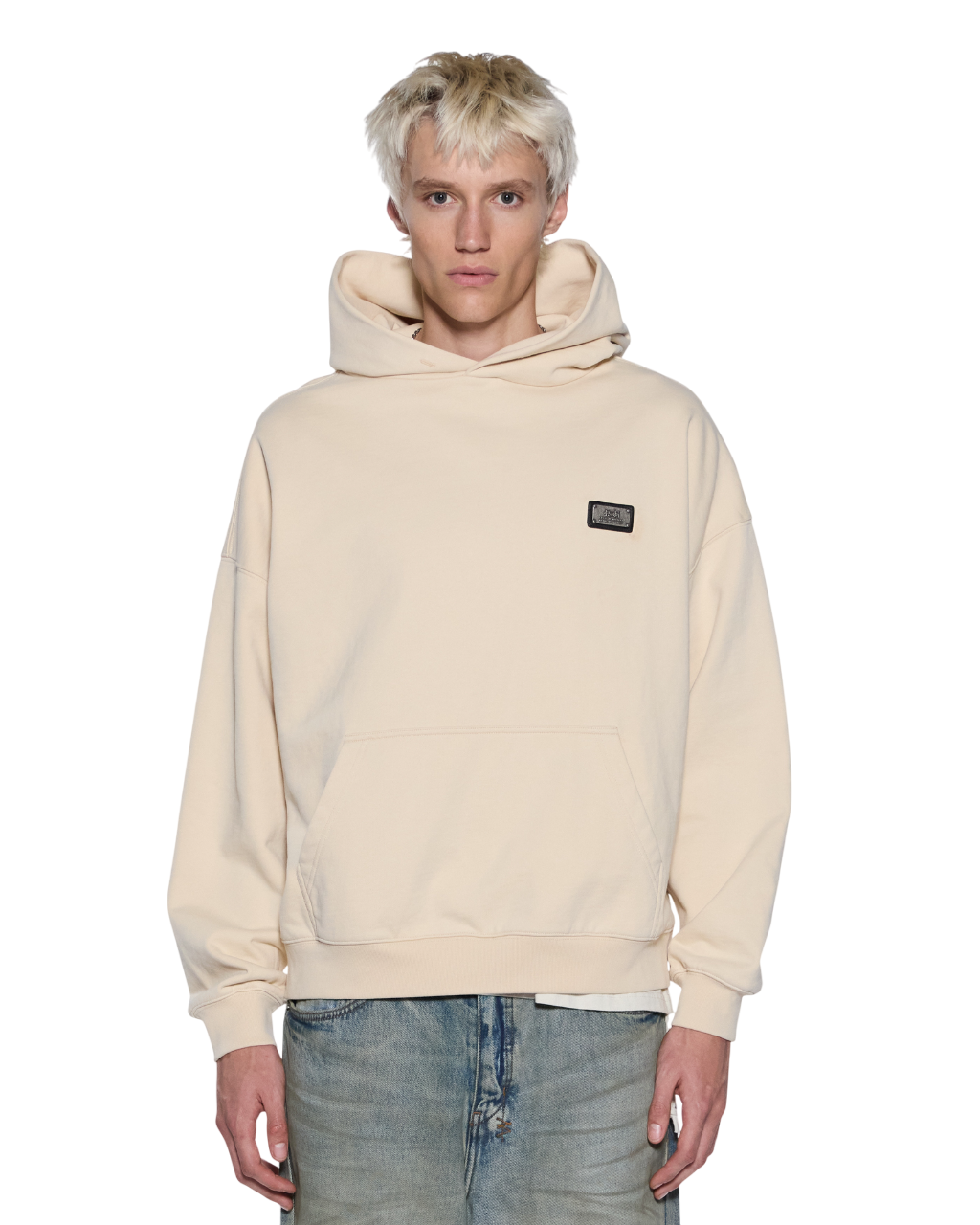 Mens Lords Ekcess Hoodie Desert Oversized Fleece - Beige