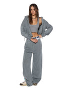 Womens Sott Origin Hoodie Nightowl Grey Oversized Fleece - Grey