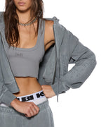 Womens Sott Origin Hoodie Nightowl Grey Oversized Fleece - Grey