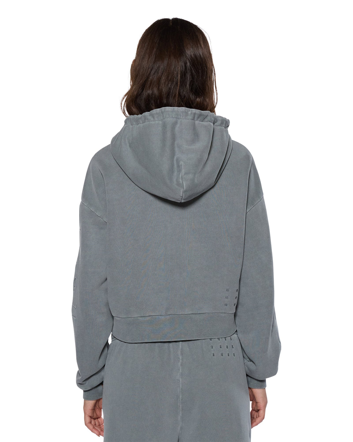 Womens Sott Origin Hoodie Nightowl Grey Oversized Fleece - Grey