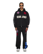 Mens Zoom Synthesis Trak Pant Jet Black Regular Pants - Black