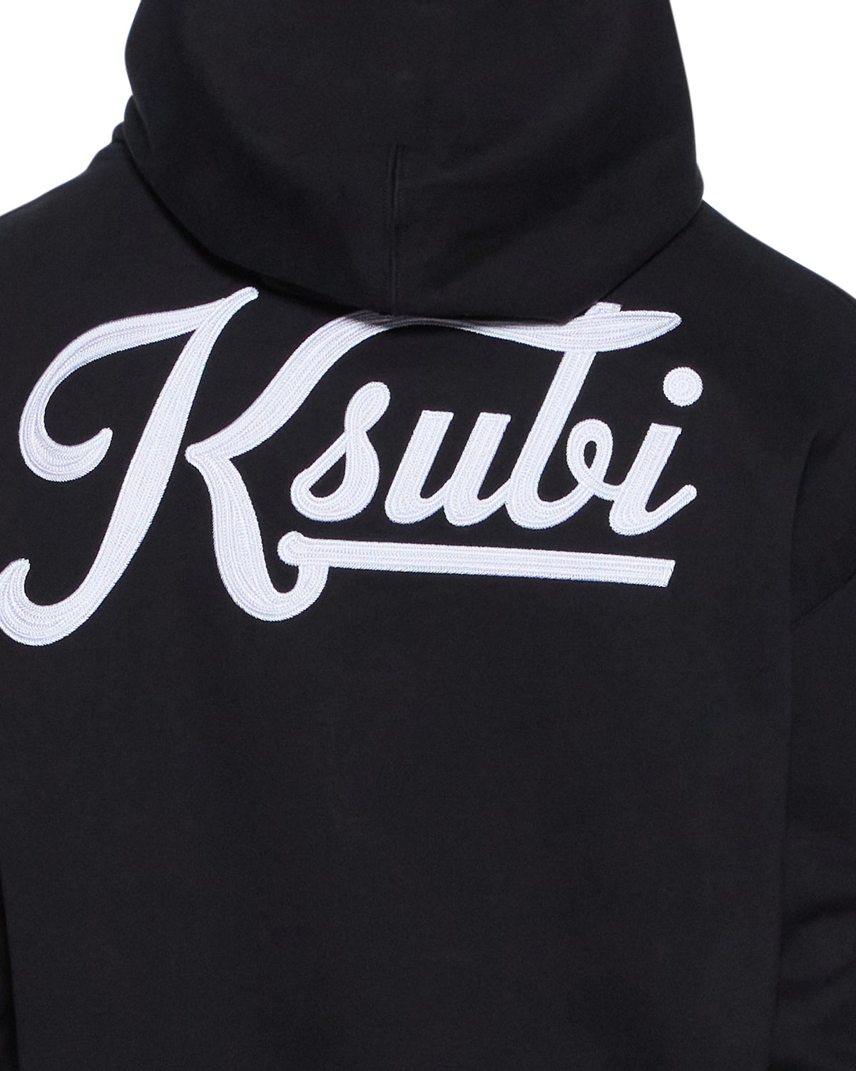 Mens Outfield Ekcess Hoodie Black Oversized Fleece - Black