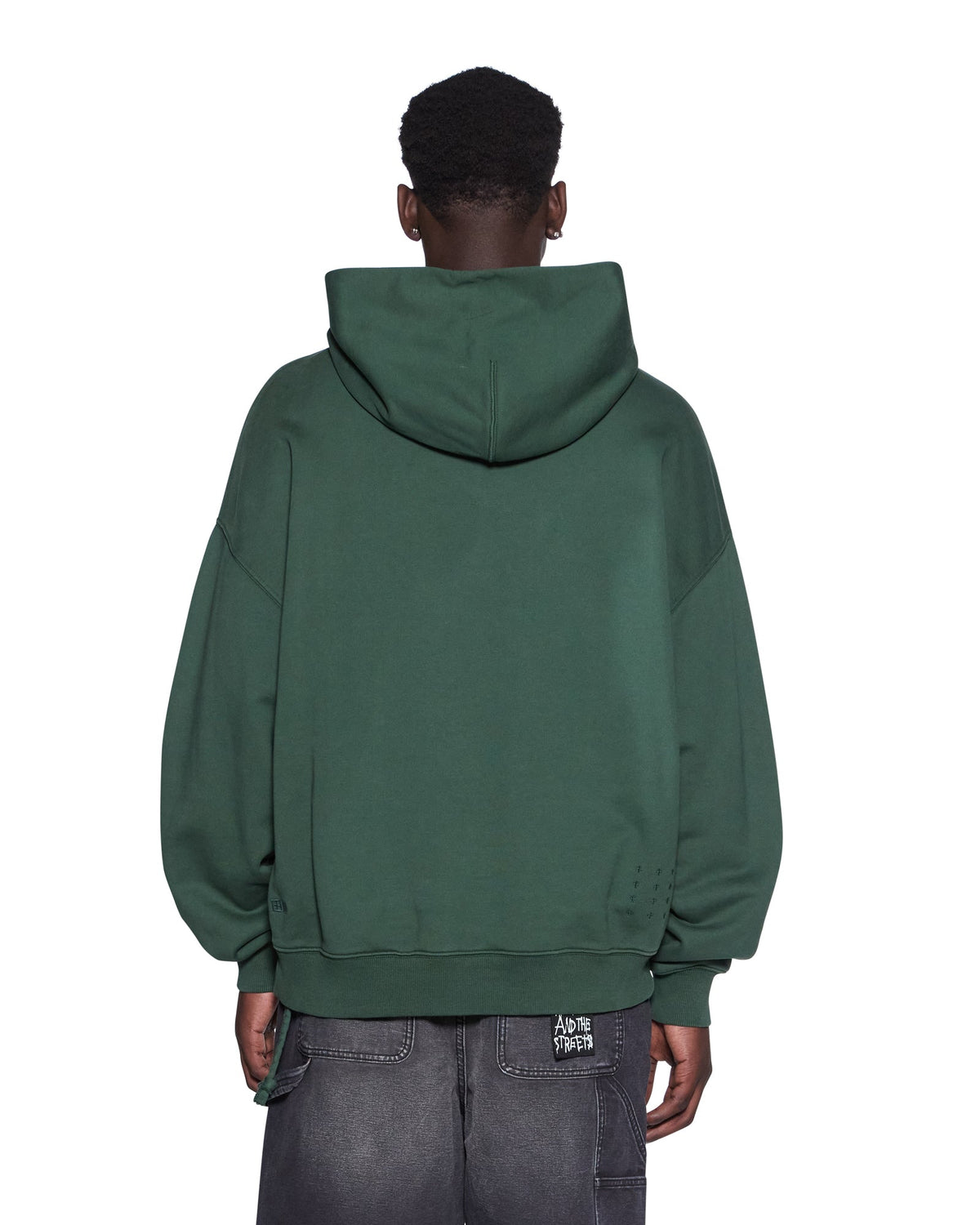 Mens Prestige Ekcess Hoodie Hash Oversized Fleece - Green