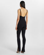 Womens Hurley Catsuit Black Fitted Jumpsuits - Black