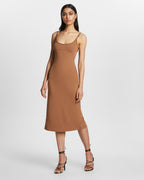 Womens Hurley Dress Latte Fitted Dresses - Tan