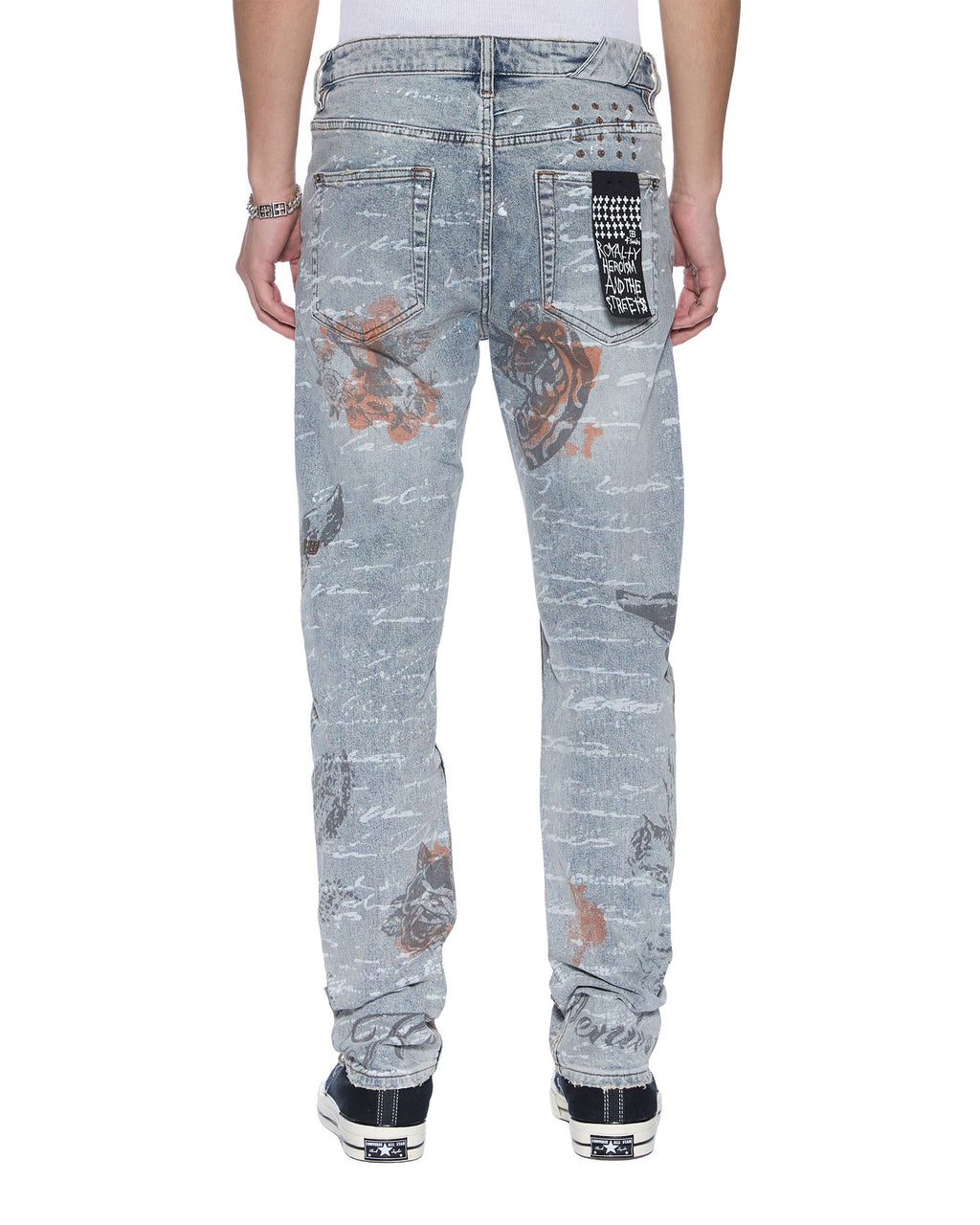 Mens Chitch Rogue Messenger Slim Denim Jeans - Denim