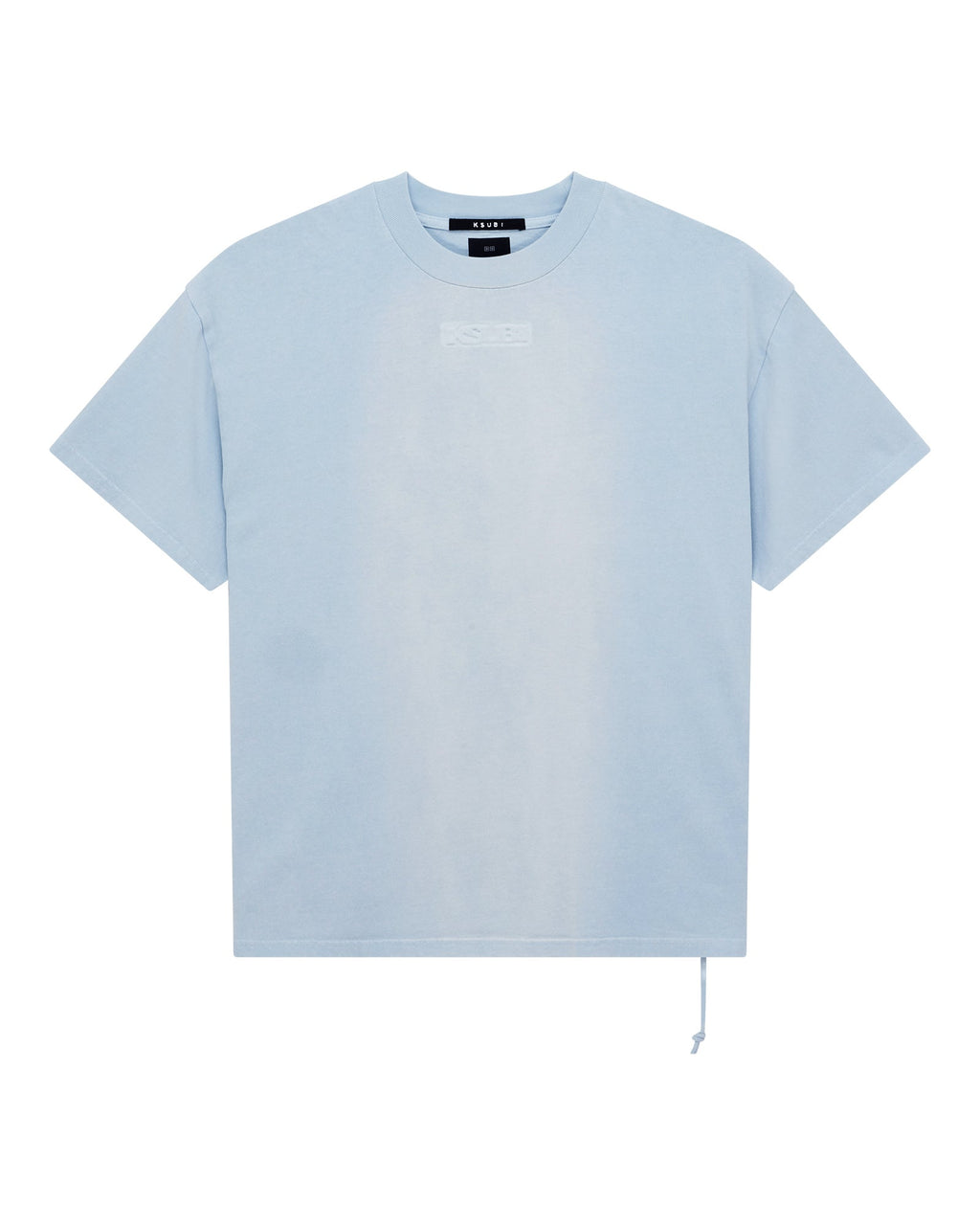 Mens Intruder Ekcess Ss Tee Ice Mist Oversized Tees - Blue