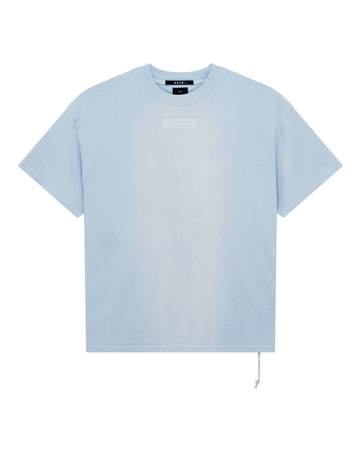 Mens Intruder Ekcess Ss Tee Ice Mist Oversized Tees - Blue