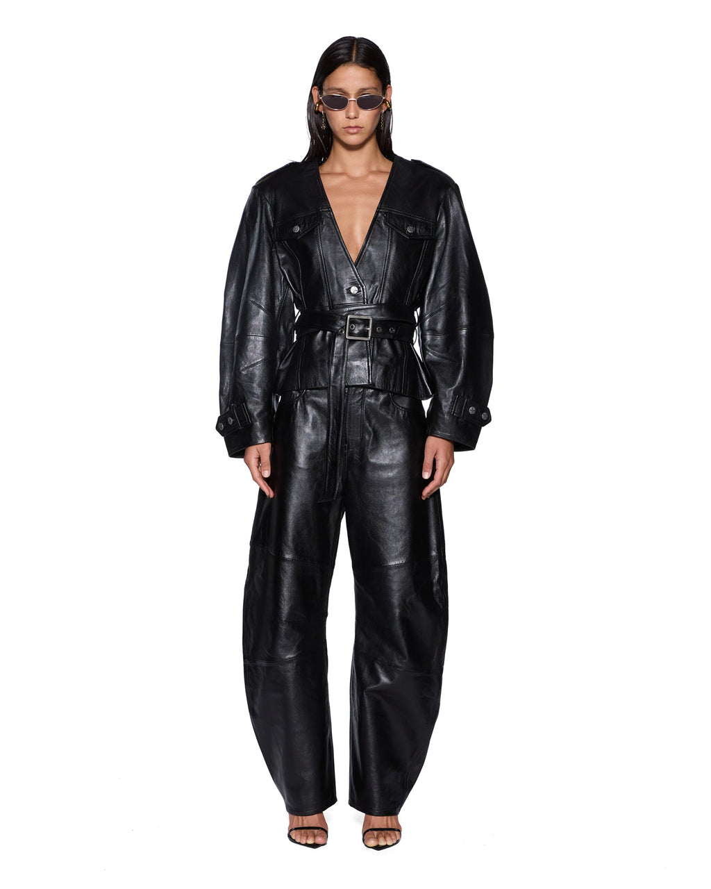 Womens Barrel Jacket Black Fitted Jackets - Black