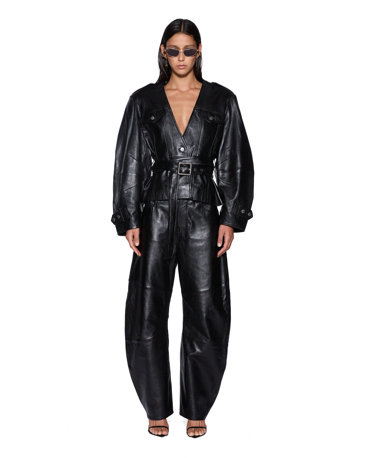 Womens Barrel Jacket Black Fitted Jackets - Black