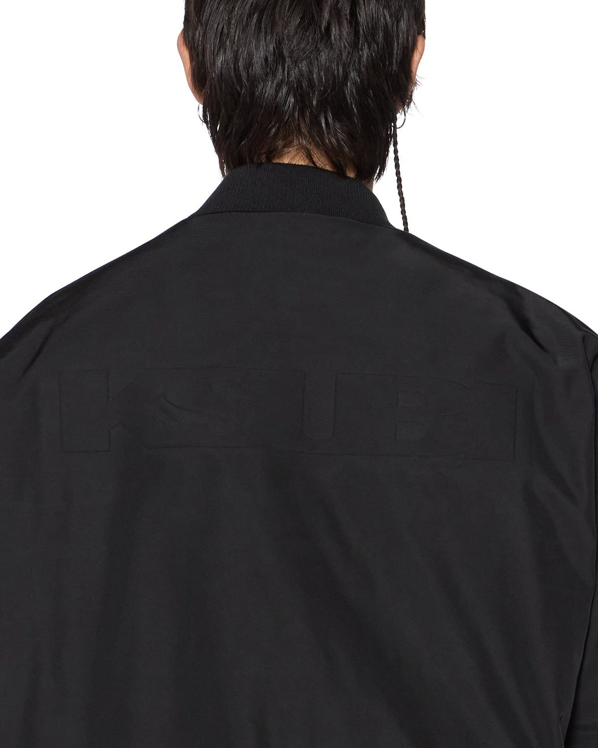 Mens Intruder Bomber Jacket Black Oversized Jackets - Black