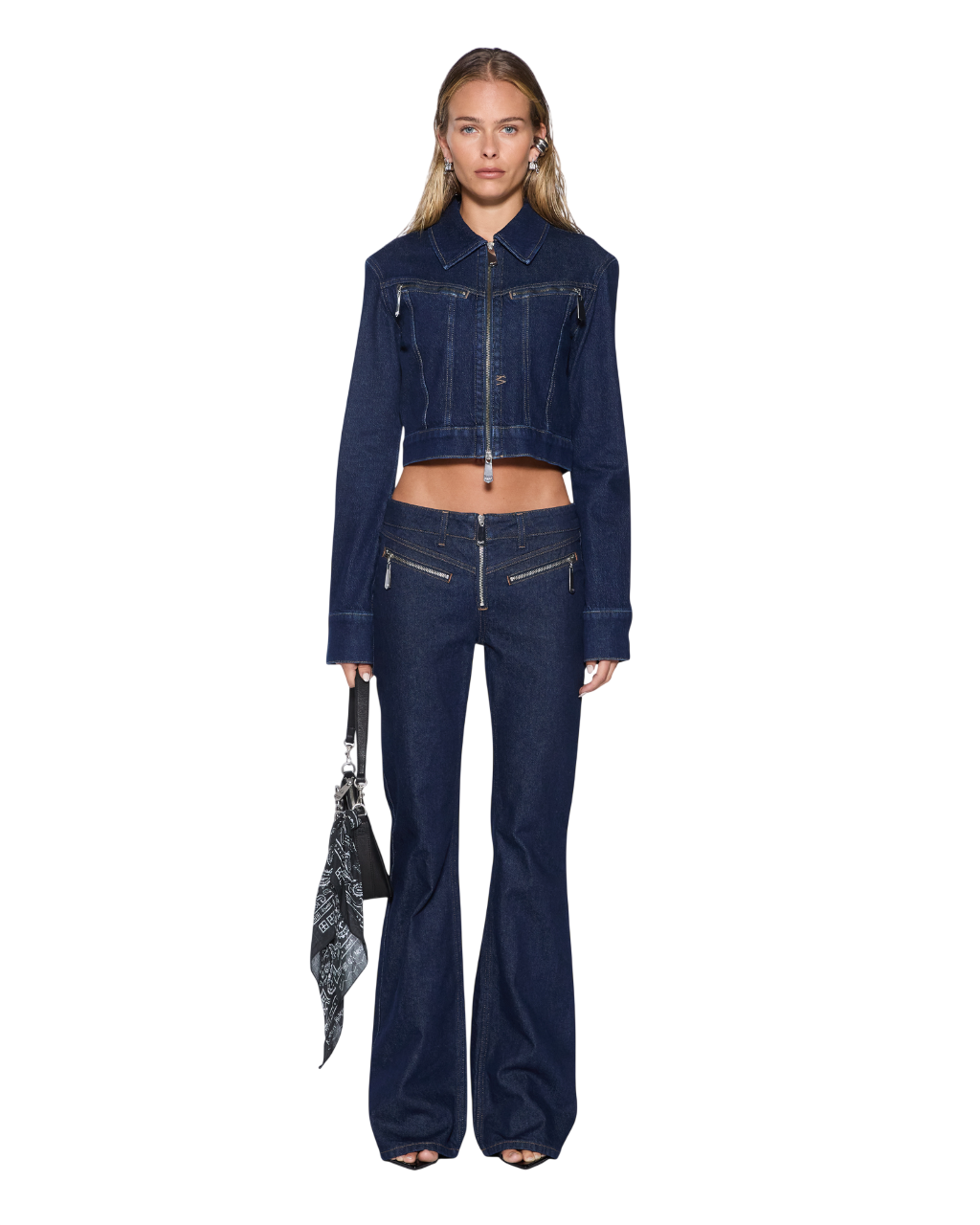 Womens Slim Trucker Jacket Original Rinse Slim Jackets - Denim