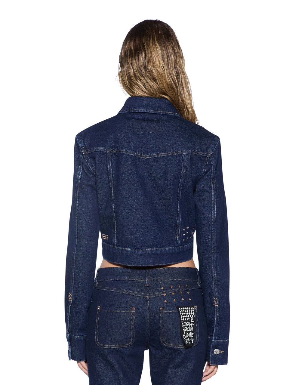 Womens Slim Trucker Jacket Original Rinse Slim Jackets - Denim
