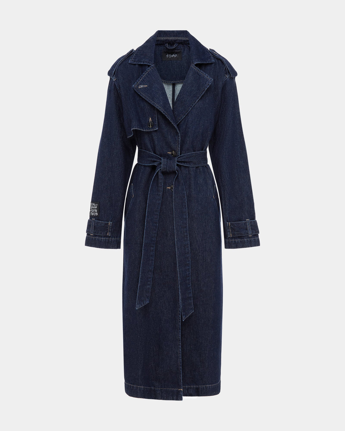 Womens Affinity Trench Legacy Relaxed Jackets - Denim