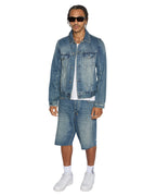 Mens Classic Jacket Kult Regular Jackets - Denim