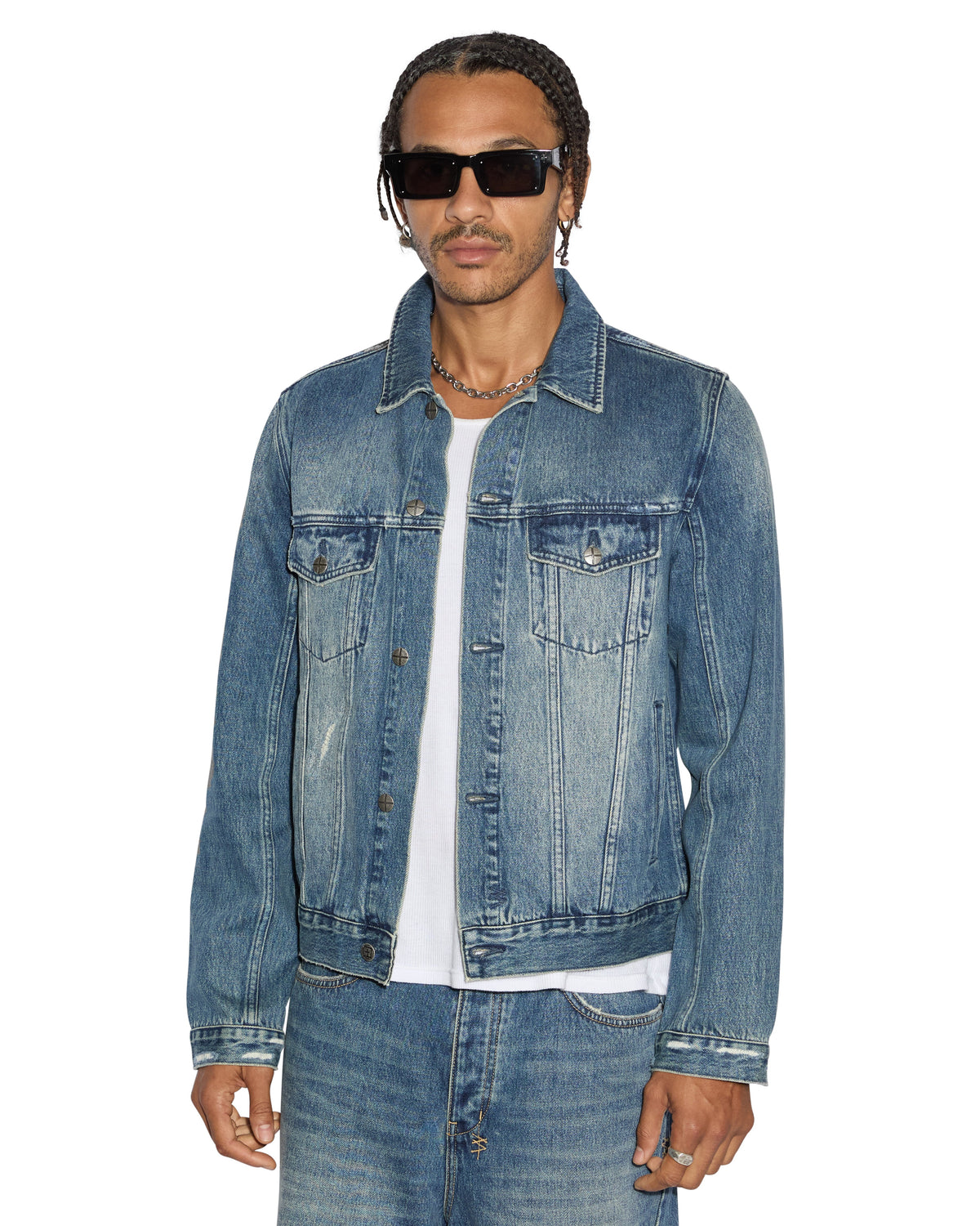 Mens Classic Jacket Kult Regular Jackets - Denim