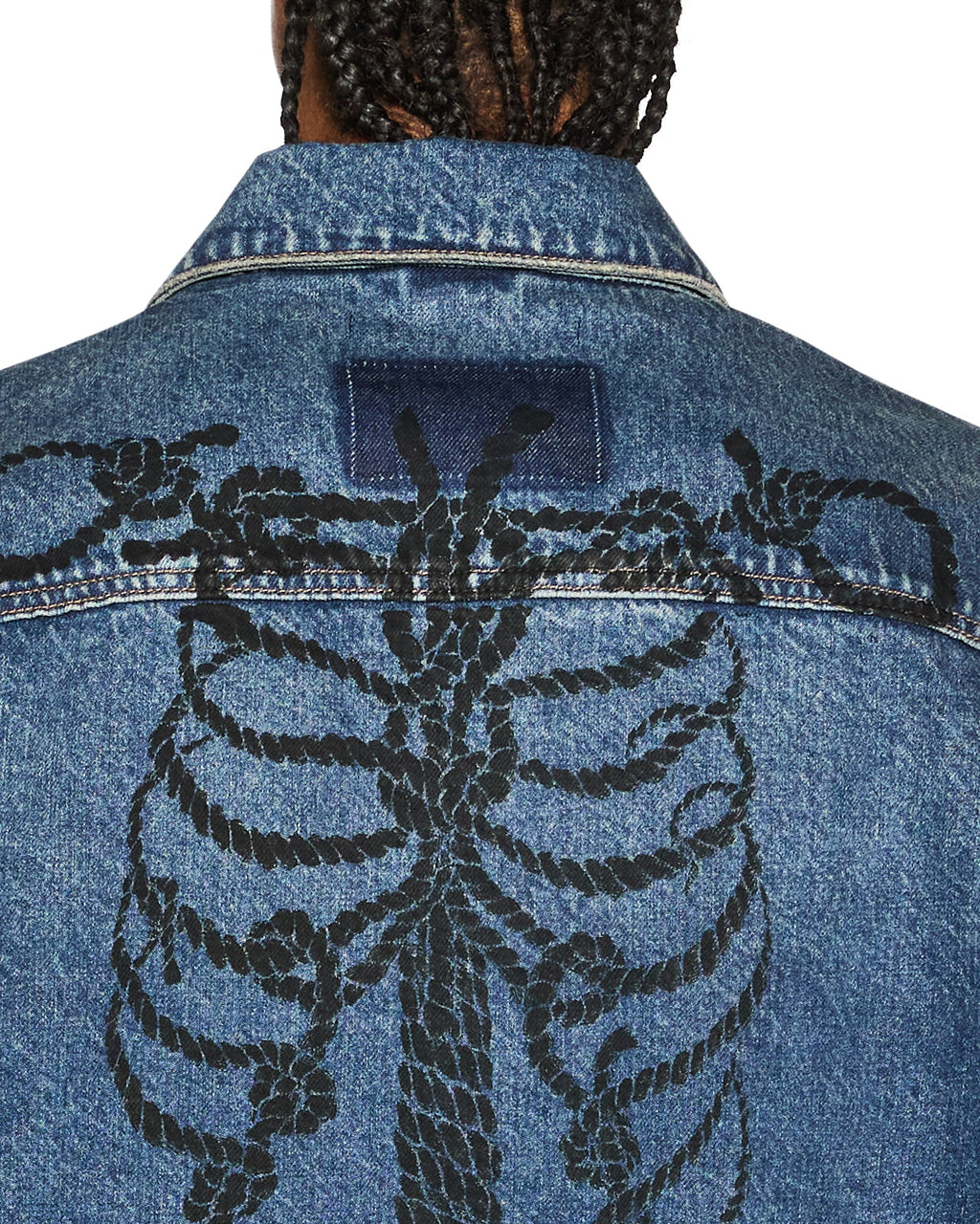 Mens Roped Doubledown Oh G Jacket Antique Kraft Oversized Jackets - Denim