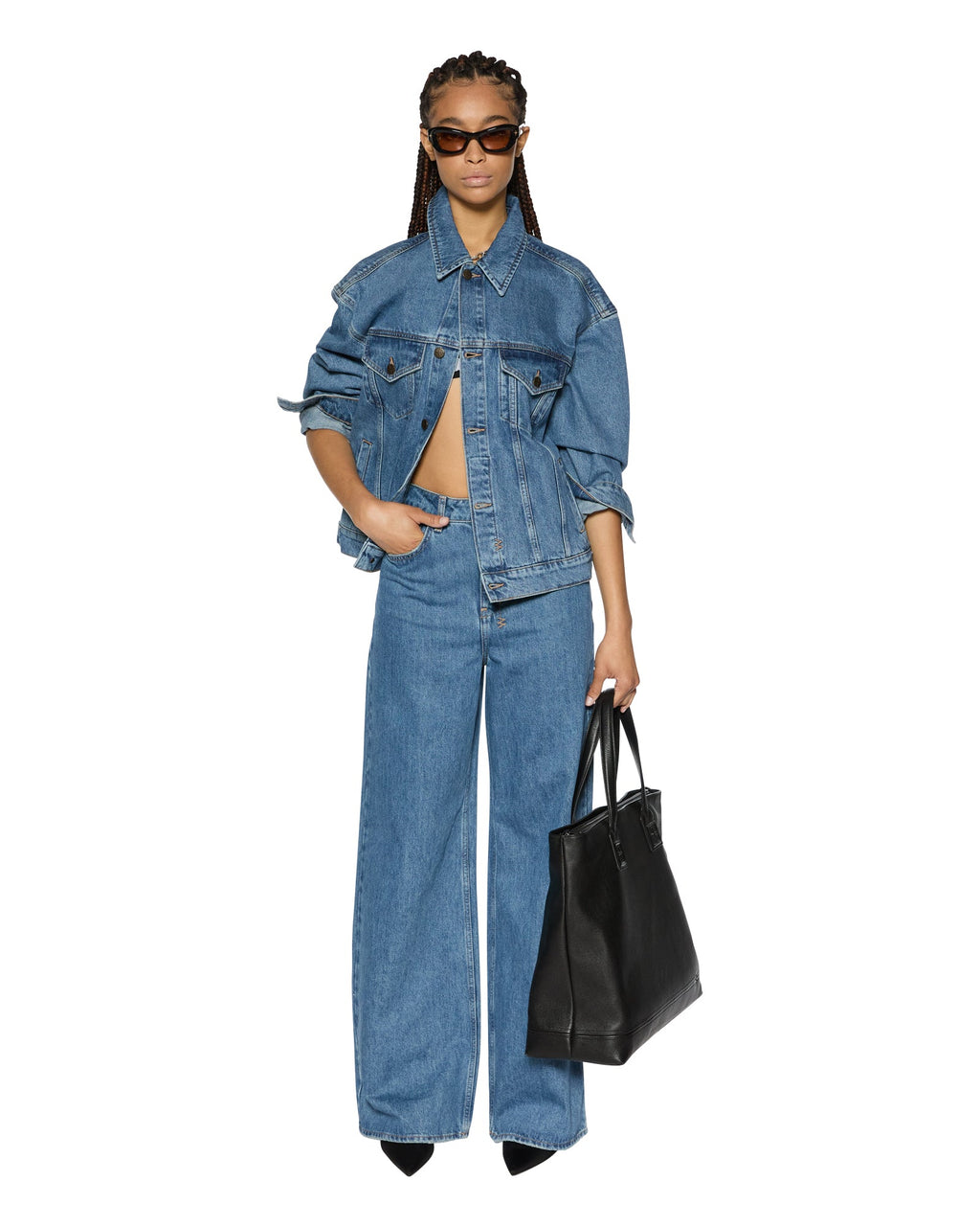 Womens Oversized Jacket Heritage Oversized Jackets - Denim