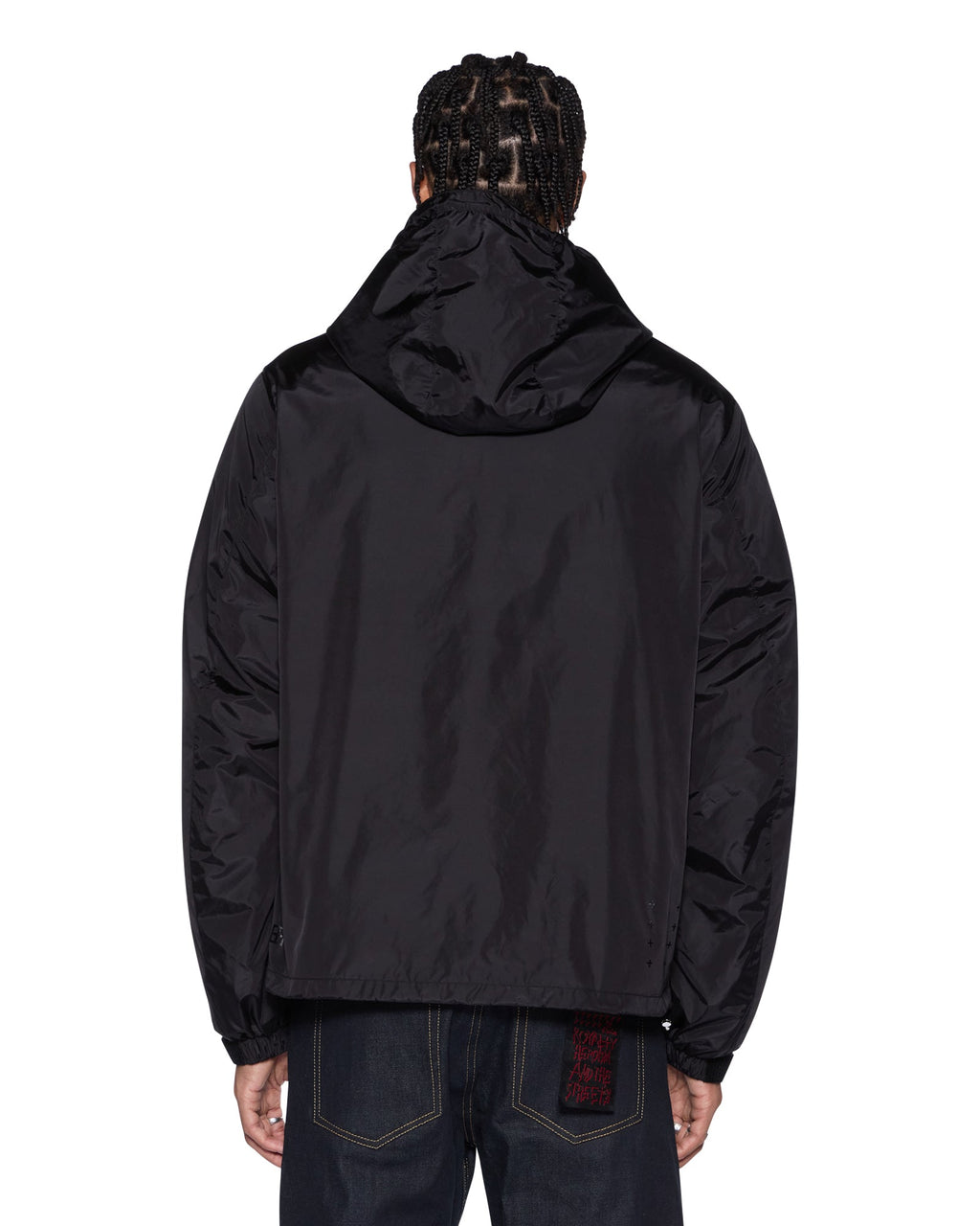 Mens Tek Nylon Jacket Black Regular Jackets - Black