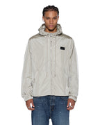 Mens Tek Nylon Jacket Stone Regular Jackets - Beige