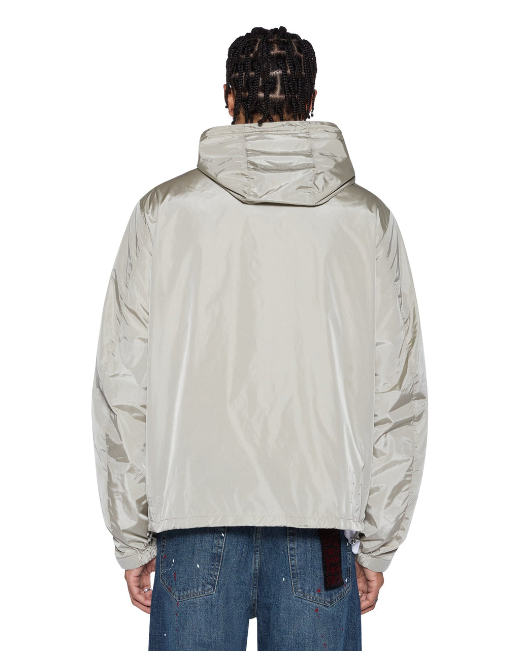 Mens Tek Nylon Jacket Stone Regular Jackets - Beige