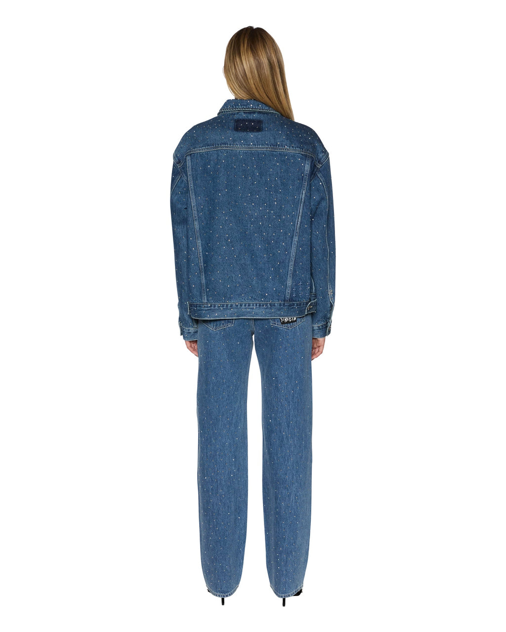 Womens Oversized Jacket Token Krystal Oversized Jackets - Denim
