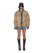 Womens Workwear Jacket Sierra Oversized Jackets - Tan