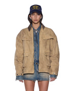 Womens Workwear Jacket Sierra Oversized Jackets - Tan