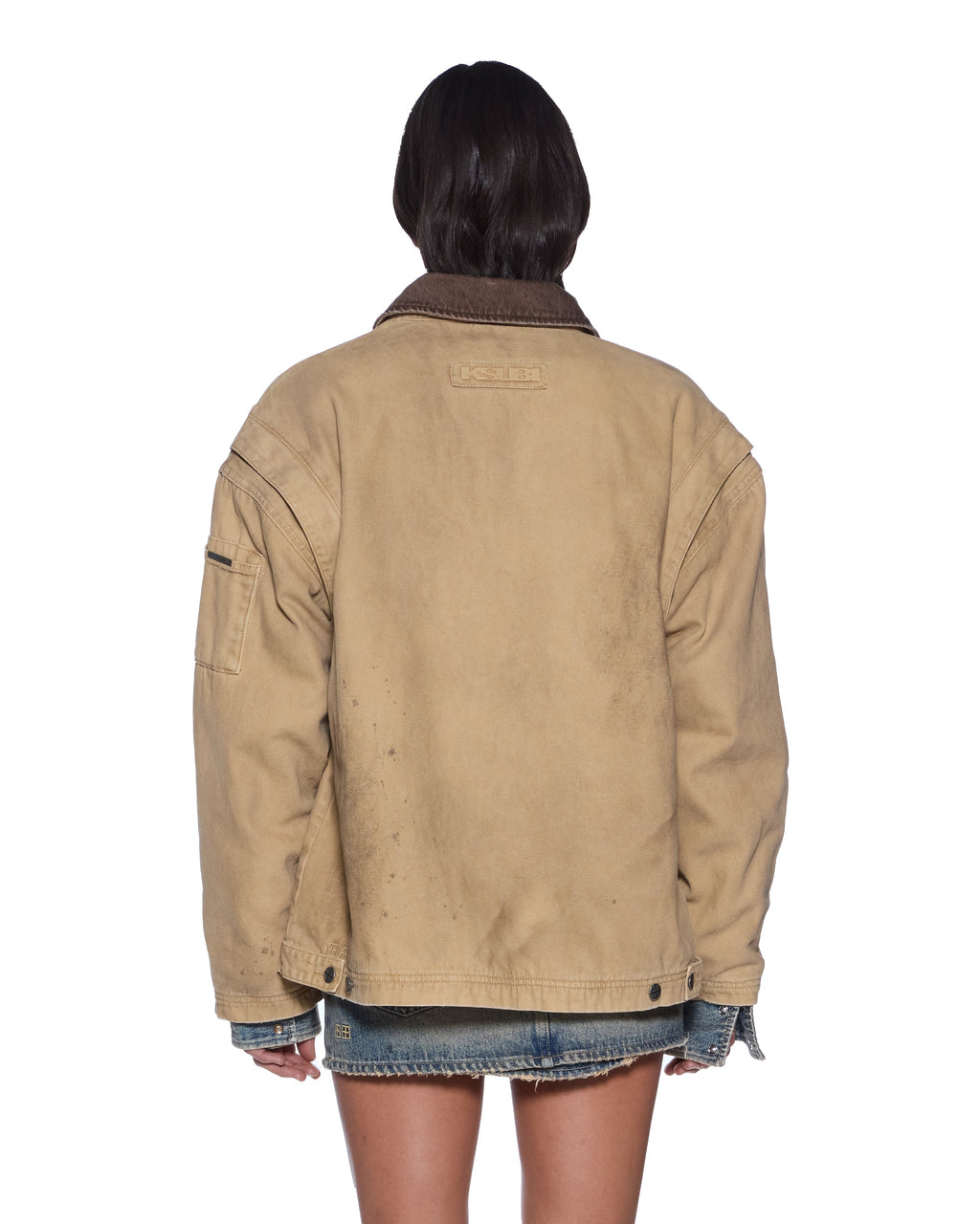 Womens Workwear Jacket Sierra Oversized Jackets - Tan
