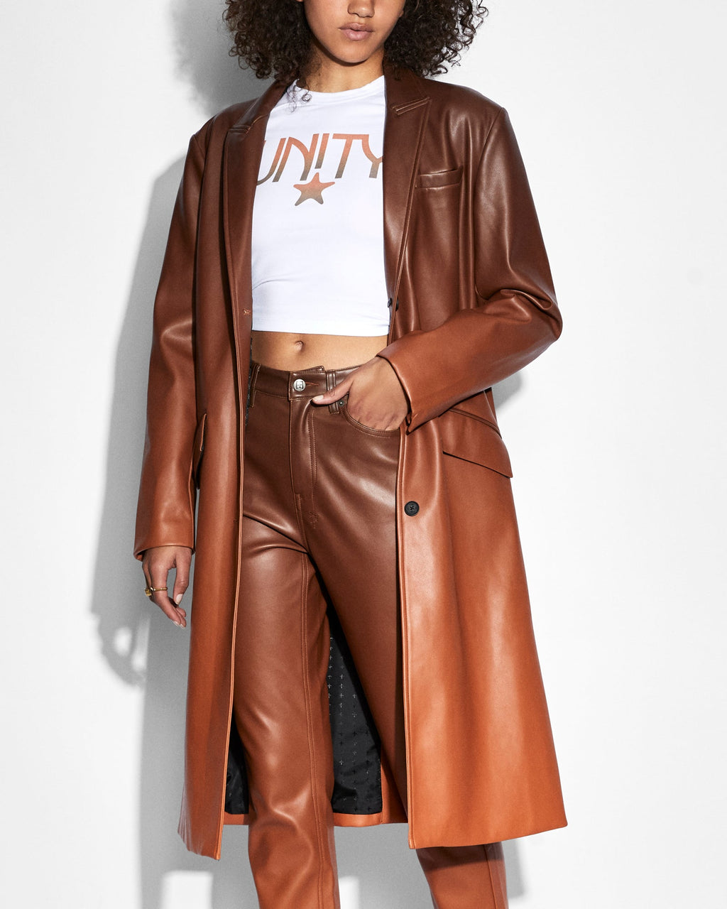 Womens Zephyr Duster Sunset Relaxed Jackets - Orange
