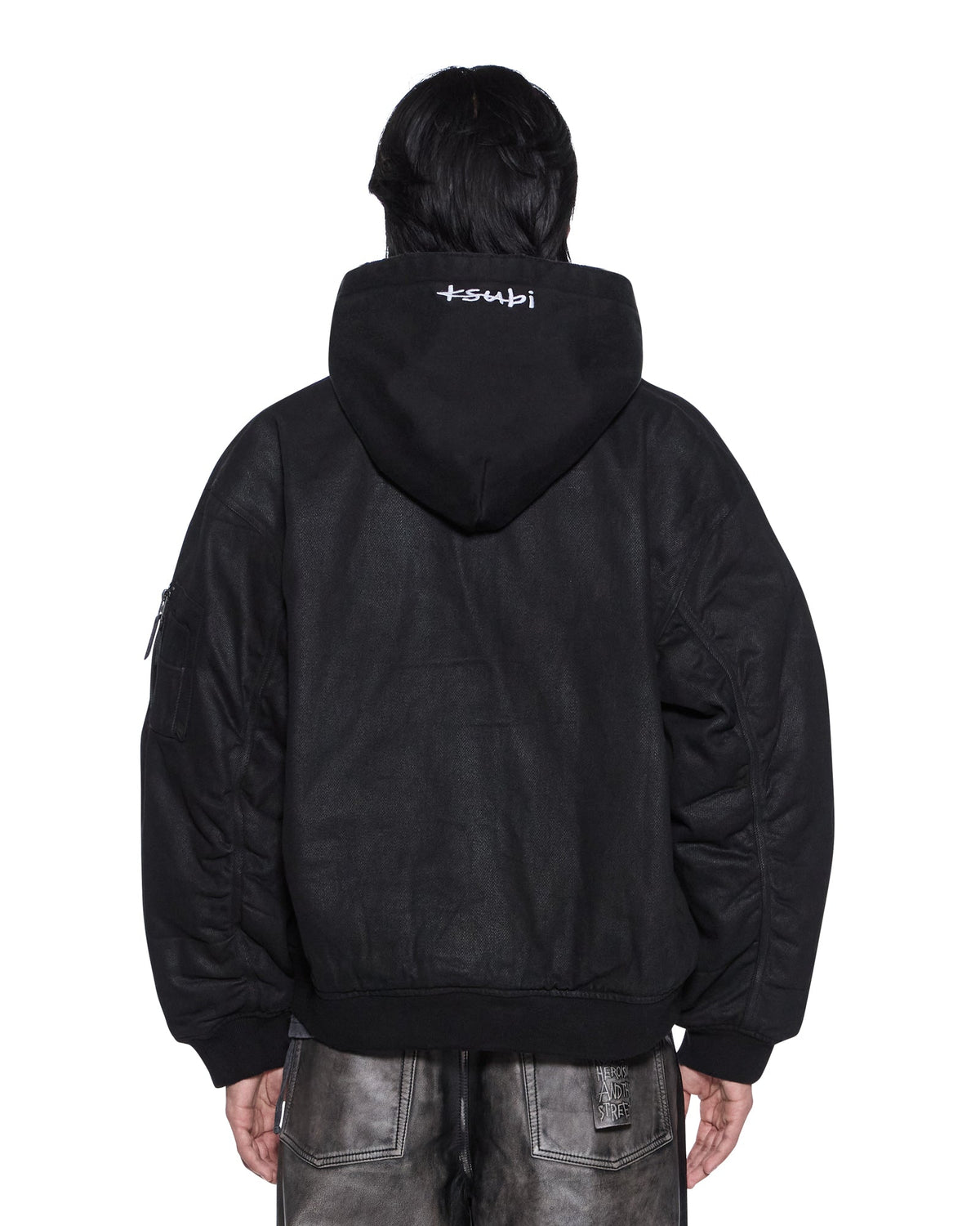 Mens Sin City Plated Waxed Jacket Black Regular Jackets - Black
