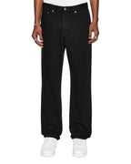 Mens Anti K Blackout Relaxed Denim Jeans - Black