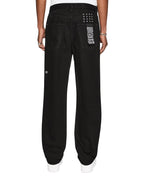 Mens Anti K Blackout Relaxed Denim Jeans - Black