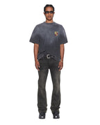 Mens Bronko Graphite Bootcut Denim Jeans - Grey