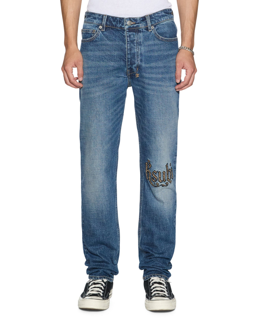 Mens Chitch Arden Paise Slim Denim Jeans - Denim