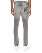 Mens Chitch Prodigy Trashed Slim Denim Jeans - Grey