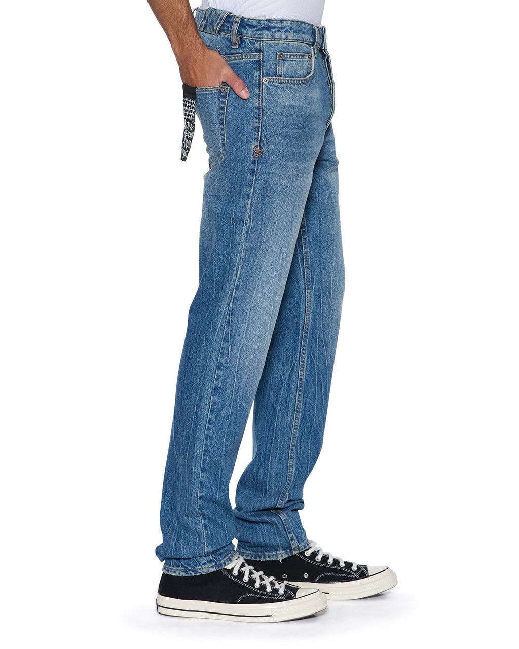 Mens Chitch Texas Blue Slim Denim Jeans - Denim