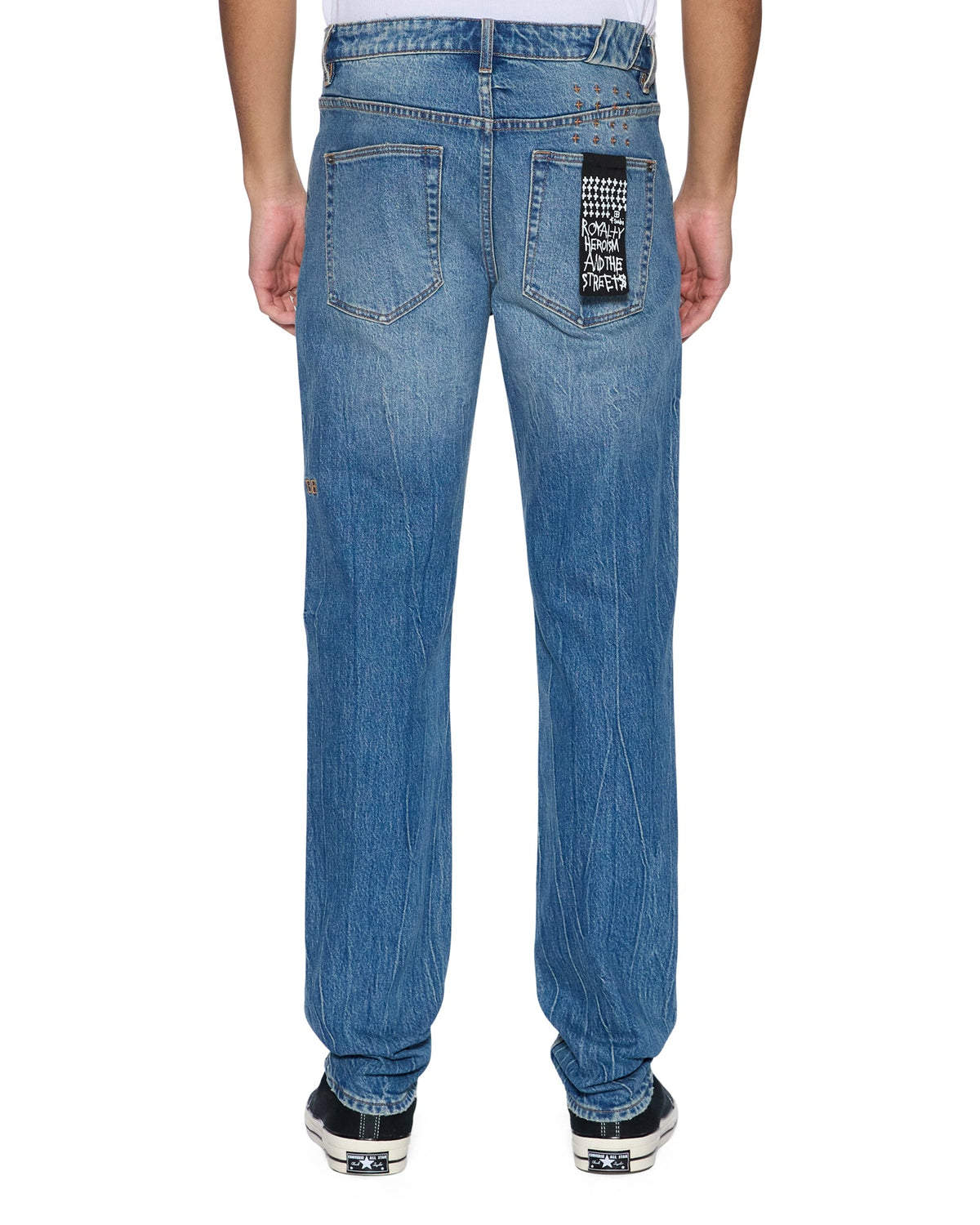 Mens Chitch Texas Blue Slim Denim Jeans - Denim
