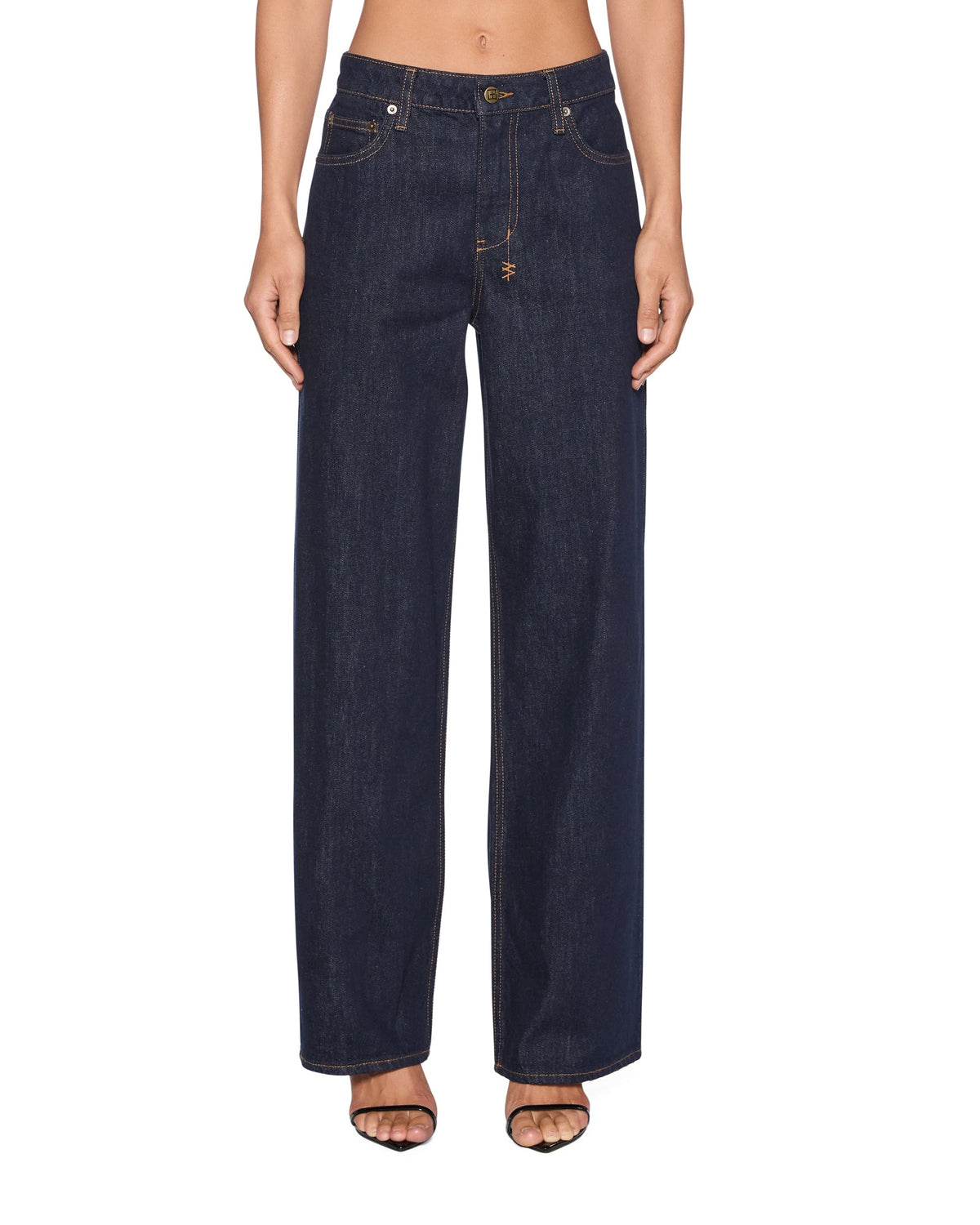 Womens Empire Jean Original Straight Denim Jeans - Denim
