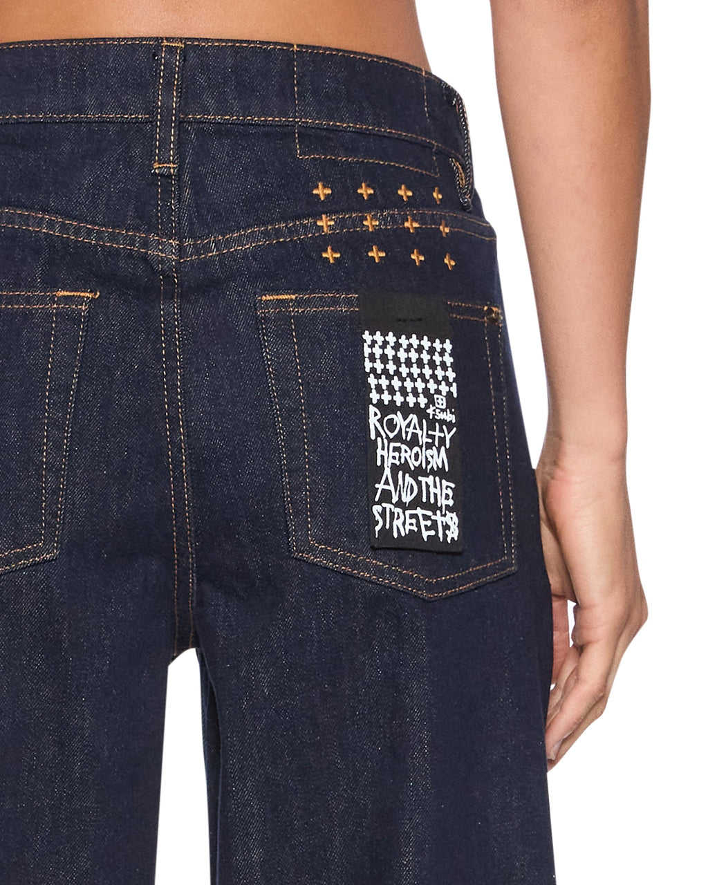 Womens Empire Jean Original Straight Denim Jeans - Denim