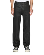 Mens Hazlow Main Stage Straight Denim Jeans - Black