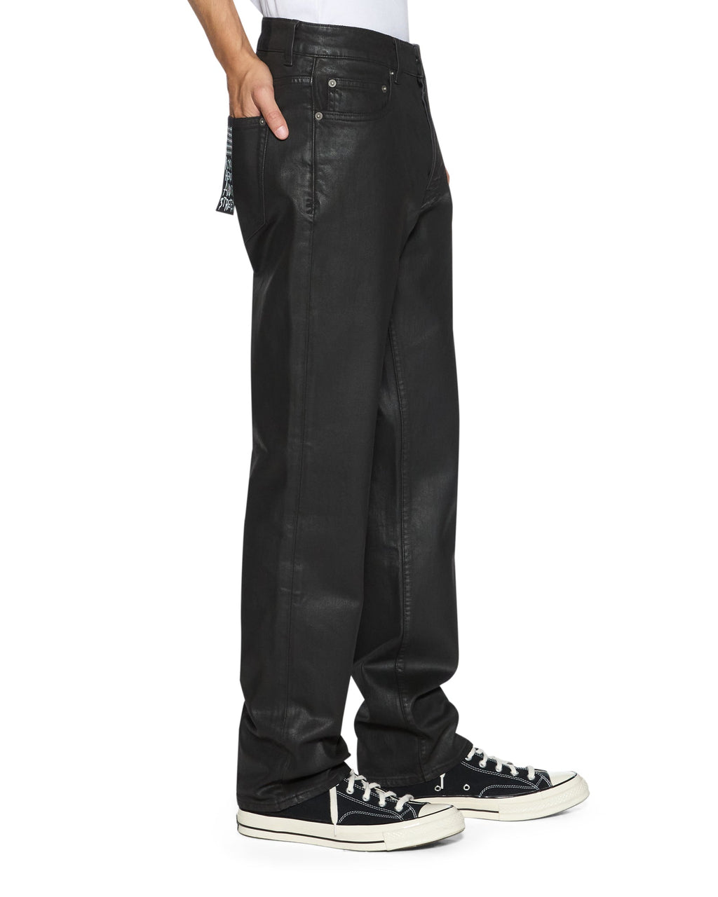 Mens Hazlow Main Stage Straight Denim Jeans - Black