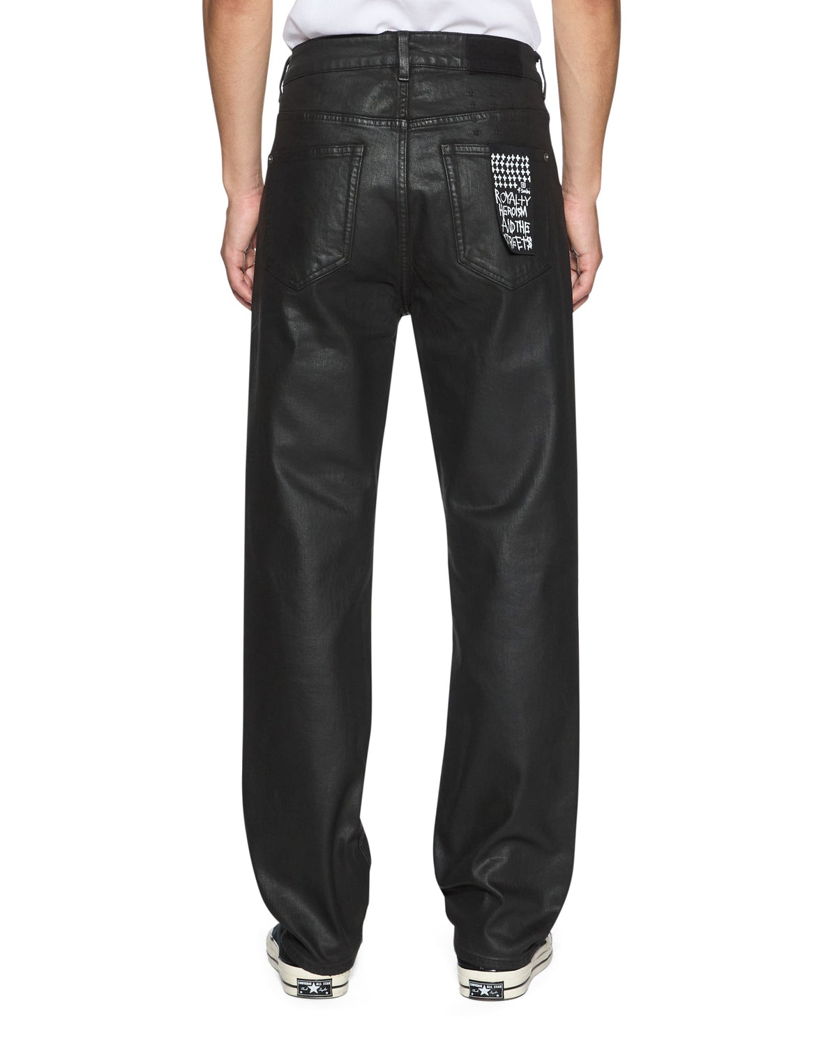 Mens Hazlow Main Stage Straight Denim Jeans - Black