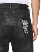Mens Hazlow Main Stage Straight Denim Jeans - Black