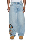 Mens Maxx Duke 4eva Relaxed Denim Jeans - Denim