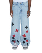 Mens Maxx Duke Suit Relaxed Denim Jeans - Denim