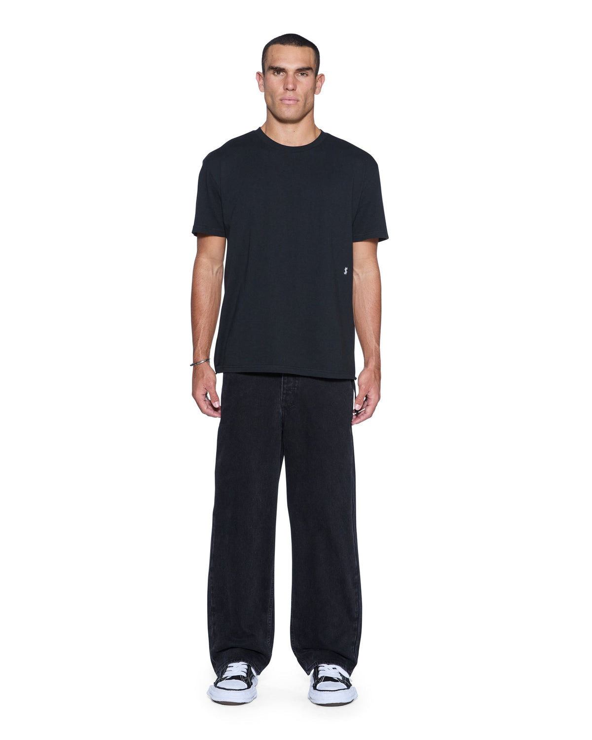 Mens Maxx Noir Baggy Denim Jeans - Denim