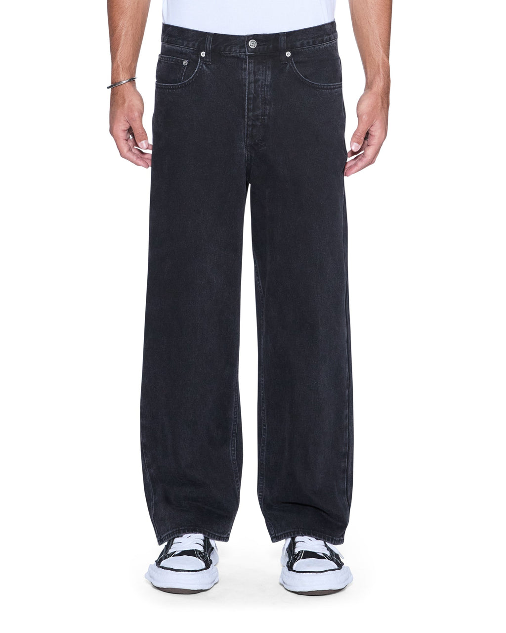 Mens Maxx Noir Baggy Denim Jeans - Denim