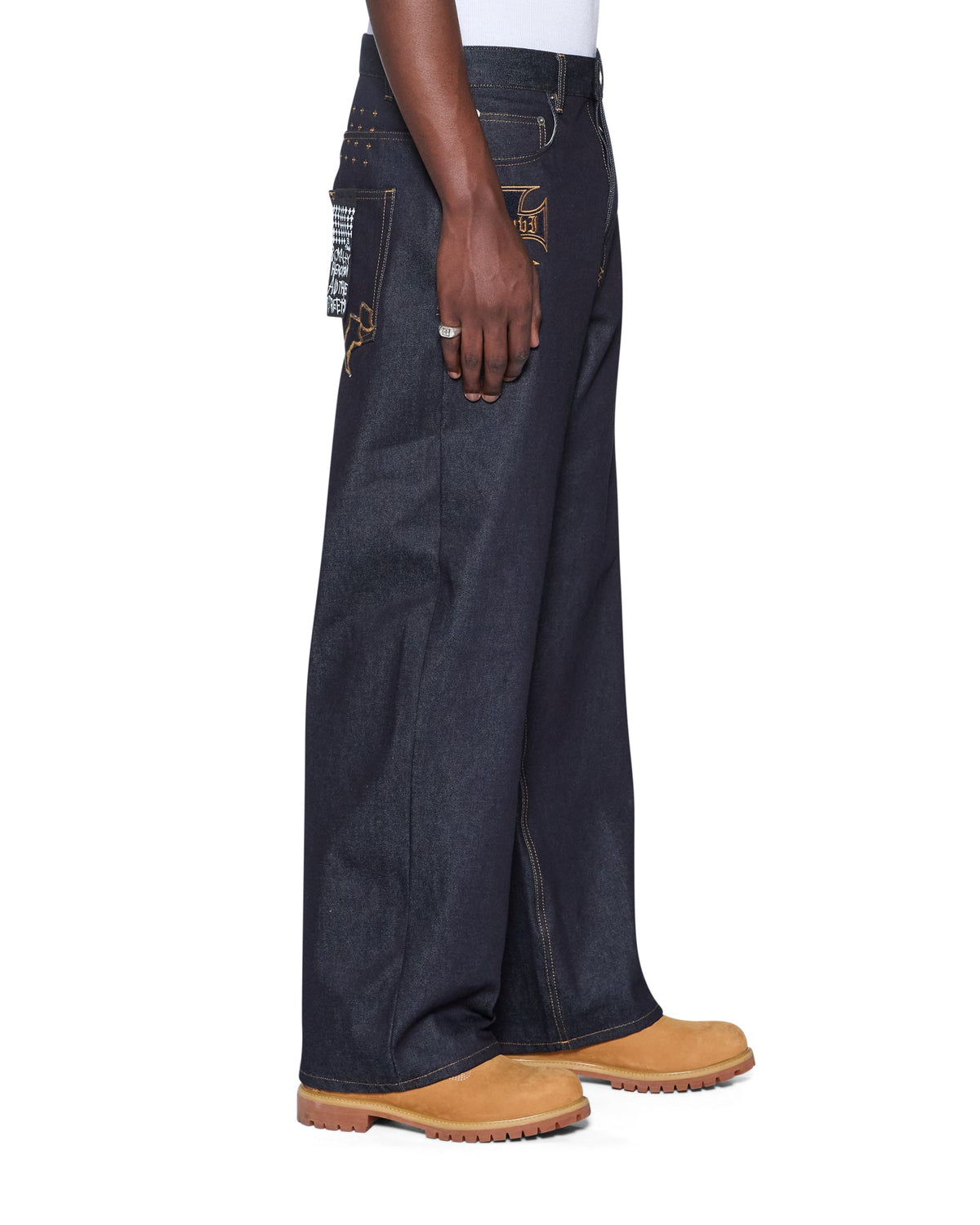 Mens Maxx Raw Idols Baggy Denim Jeans - Denim