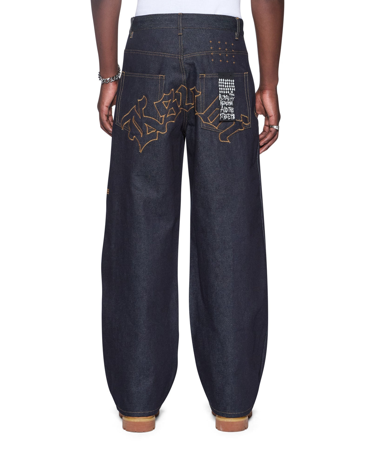 Mens Maxx Raw Idols Baggy Denim Jeans - Denim